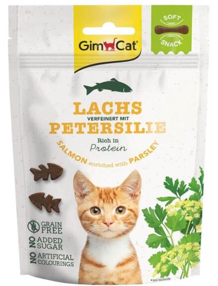 Gimcat Soft Snack Somonlu Ve Maydanozlu Kedi Ödül Maması 60 GR | SRC: Barcode: 4002064420738